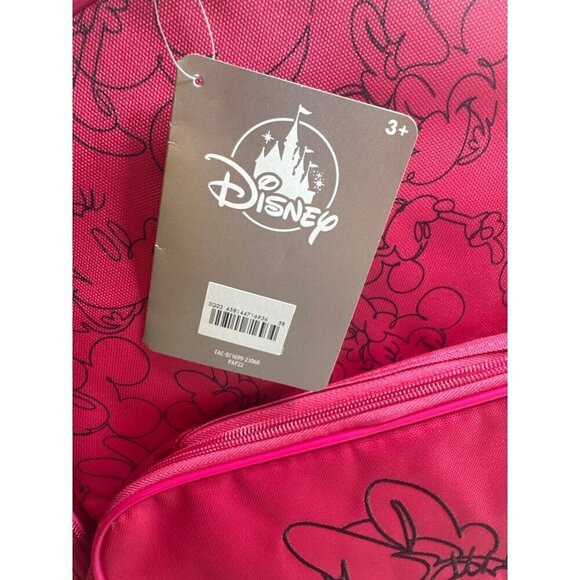 Disney Minnie Mouse Pink Backpack For Kids NWT 16”x11”x4” - Picture 2 of 5